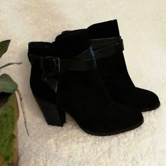 Gianni Bini Shoes - Black suede leather booties Gianni Bini